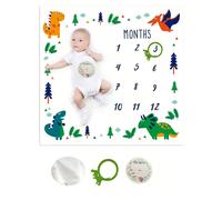 Ylsteed-Couverture Imprimée Pour Bébé,Accessoires Photo Pour Nouveau-Né,Arrière-Plan De Prise De Vue Photo,Croissance Mensuelle Du Nourrisson,Accessoires De Souvenir - Type 100x100cm #I