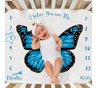 Ylsteed-Couverture Imprimée Pour Bébé,Accessoires Photo Pour Nouveau-Né,Arrière-Plan De Prise De Vue Photo,Croissance Mensuelle Du Nourrisson,Accessoires De Souvenir - Type 100x100cm #C