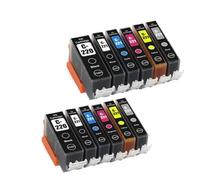 YLTBQkz Cartouche d'encre Compatible avec MP990 MP980 PGI220XL CLI221 PGI-220 CLI-221(2 Sets-(12pcs))