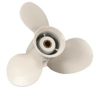 YLTBQkz Hélice Hors-Bord Marine en Aluminium 9-1/4X9 8 Dents cannelées 3 Compatible avec 9.9-15HP 63V-45945-10-EL