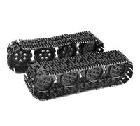 YLtremker Kit de pièces de rechange pour chenille - Jeu de pierres à maillons - Surface de roulement large - Chaîne à chenilles - Kit de connexions et pignon - Briques de serrage