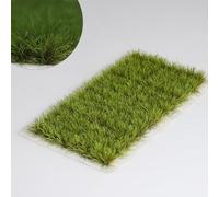 Ylutex 104 pièces de 8 mm de Haut, Diorama, Fleurs, Herbe, modèle, grappe d'herbeJungle Standard Vert Herbe Statique pour Terrain de Jeux de Guerre de modélisme ferroviaire，Dioramas et bricolages