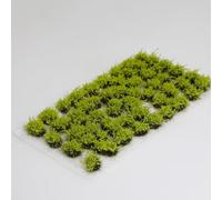 Ylutex 53 pièces de 5 mm de Haut Diorama-Fleurs-Herbe Grappes de Fleurs irrégulières-Vert Citron Herbe Statique pour Terrain de Jeux de Guerre de modélisme ferroviaire，Dioramas et bricolages