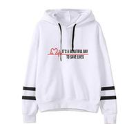 YLWX Hoodies Grey's Anatomy Sweat à Capuche Hommes Et Femmes Capuche Et à Manches Longues Imprimés Pulls,White2-S