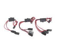 Ylwxzenith 3/4/5 Way RC on/Off Connectors for Remote Control Car Helicopter Boat, Heavy Duty, Temperature Silicone Wire, to Use Performance Accessory