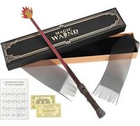 YLWZZ Set Baguette Magique avec Coffret Cadeau Exquis | Magic Wand 38 cm | Wizarding World Baguettes pour Noël Carnaval cosplay fête (Harry)