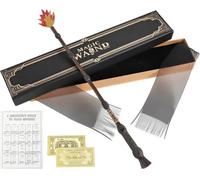 YLWZZ Set Baguette Magique avec Coffret Cadeau Exquis | Magic Wand 38 cm | Wizarding World Baguettes pour Noël Carnaval cosplay fête (DBld)
