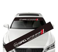 YLZFKGLQ Bande de Pare-Soleil de Pare-Brise, pour Opel Opc Insignia Mokka Zafira Astra G J H Gtc Corsa Vectra Auto-adhésif Anti-Rayures Autocollant Pare-Brise de Voiture Bande Pare-Soleil