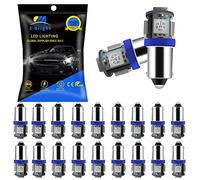 YM E-Bright 20-Pack DC 24V BA9S bleu 5050 5SMD conduit ampoules clairance Wedge plaque lumineuse lampe côté Maker