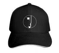 YMAEPXFH Bauhaus Logo Blanc Chapeau d’été Militaire Homme Homme Femmes en Bonne Santé Élégant Voyage Jeune Surprise Calme Mariage Rencontre