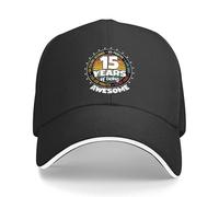 YMAEPXFH Fête d’anniversaire Enfants Mode Confort Vintage Hip Hop Réglable Sandwich Brim Toutes les saisons Fête Surprise Cadeau Concours Drôle Satisfait Faites paraître votre visage petit