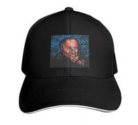 YMAEPXFH « Frank Booth » - Peinture à l’Huile Bleu Chapeau Masculin Chapeau Solaire Noir Chapeau d’Hiver Vêtements de Golf pour Femmes Cadeau pour Hommes Haut de Gamme Étudiant Marée Courant de marée