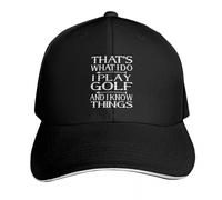 YMAEPXFH Je Play Golf Et Je Sais Choses Golfeur Cadeau Marin À La Mode pour Hommes Streetwear Plage pour Femmes 2025 Cadeau pour Hommes Haut De Gamme Étudiant Marée Courant Protection De Jeu De Jeu