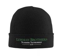 YMAEPXFH Lehman Brothers Stage d’été 2008 Chapeau Automne Hiver Bonnet Chaud Risque Gestion Casquette Unisexe Acrylique Bonnet Cadeau Surprise Concours Changement de Couleur thème de Jeu