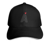 YMAEPXFH Lettre A, Un Monogramme, Un Mignon Monogramme Drôle Chapeau de Golf Vrai Gentleman Chapeau Snapback Plage Femmes Hommes Cadeau Haut de Gamme Étudiant Marée Courant De Jeu Protection