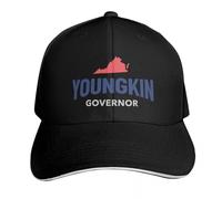 YMAEPXFH Youngkin pour Le gouverneur Noël Chapeau Snapback Chapeau pour Femmes 2025 Cadeau pour Hommes Haut de Gamme étudiant Protection du Courant de marée