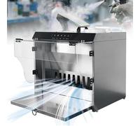 YMAOMAO Kit de Cabine de Peinture pour aérographe, Cabine à Cascade avec éclairage LED 3 Couleurs, Cabine de modélisme 6000 K avec Rideau d'eau, kit Professionnel avec Filtre et Tuyau d'évacuation