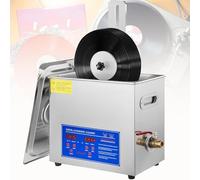 YMAOMAO Nettoyeur à ultrasons pour disques vinyles, Nettoyeur de Vinyle à ultrasons 6L 7-12 Pouces 8 disques Machine de Nettoyage de Vinyle à ultrasons 180W Nettoyeur de disques à ultrasons