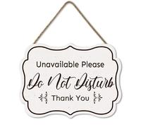 Ymaotrade Panneau en bois « Do Not Disturb » avec inscription « Do Not Disturb » pour bureaux, maisons, cliniques, hôtels et studio de yoga Working From Home 27 x 20 cm