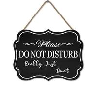 Ymaotrade Panneau « Please Do Not Disturb » pour porte de maison, bureau, traitement spa, cabinets d'avocats, cliniques, hôtels ou pendant la thérapie, les séances de conseil, cadeau amusant pour