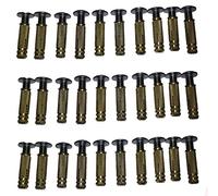 Ymbersa Lot de 30 vis d'ancrage et de 30 chevilles pour bâche de piscine