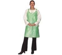 YMBERSA Tablier polyéthylène 76 X 120 - Pack 100 unités vert. Protection Jetable Médicale pour : dispensaires - Laboratoires esthéticienne Alimentation dentiste vétérinaires infirmerie bricolage