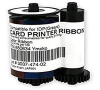 YMCKO 650634 Ruban adhésif couleur pour imprimantes IDP Smart 30S 30D 50S 50D 50L 250 images