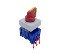 YMD11-C Sereis OFF-ON Panel DIN Rail Mounting 3/4P 690V 25/32/40/63/80/100A Isolator Switch Padlock Disconnect Replace LW30 NWPNLXEA(3P,1P)