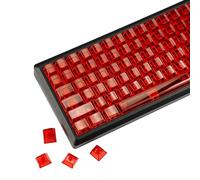 YMDK 136 touches brillantes à travers PC Crystal Ice RGB touches vierges profil cerise pour clavier mécanique MX 61/68/84/104/108