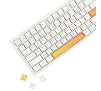 YMDK 137 touches minimalistes sur le thème du coucher de soleil Cherry Profile Dye Sublimation PBT Top Print Touches personnalisées pour clavier mécanique MX 75/87/98/104/108