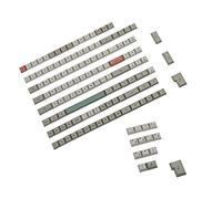 YMDK 61 87 104 96 84 DSA Profile 9009 Dye Sub ANSI ISO AZERTY QWERTZ Espagne UK Français Allemand Italien Keyset PBT Keycap pour clavier MX (UK ISO Set)