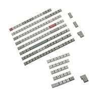 YMDK 61 87 104 96 84 DSA Profile 9009 Dye Sub ANSI ISO AZERTY QWERTZ Espagne UK Français Allemand Italien Keyset PBT Keycap pour clavier MX (ensemble ISO français)