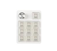 YMDK CV11 Mini clavier mécanique à 11 touches, interrupteur filaire remplaçable à chaud, bouton RVB et étui PLA imprimé 3D, support macro pour jeux, bureau et productivité