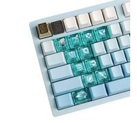 YMDK Lot de 11 touches supplémentaires pour clavier mécanique MX Motif arbalète Transparent