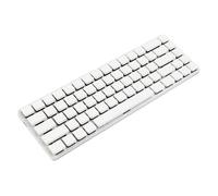 YMDK Lot de 115 touches blanches vierges en PBT à profil bas, compatibles uniquement avec les claviers mécaniques Keychron Pro et Max Series Low Profile MX