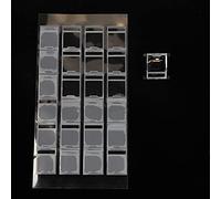 YMDK Lot de 120 films HTV PC pour clavier mécanique Cherry Gateron JWK Blanc transparent