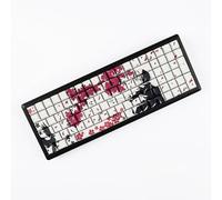 YMDK Lot de 131 touches Sakura pour clavier mécanique MX - Profil Cherry - Double shot - Brillance latérale - PBT