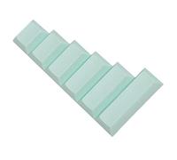 YMDK Lot de 4 touches vierges personnalisées DSA 1,25 1,5 1,75 2,25 2,75 1,4 mm PBT pour commutateurs MX Vert clair
