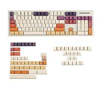 YMDK Lot de touches en PBT épais pour clavier QWERTZ AZERTY MX 1,7 mm d'épaisseur