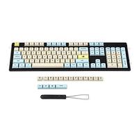 YMDK Moon Landing XDA Profile PBT 121 Lot de 165 touches sublimées pour commutateurs ANSI MX (touches uniquement) (édition 121 touches)