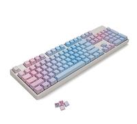 YMDK Sunset Gradient OEM Profile 108 87 61 touches Teintes PBT pour clavier mécanique Cherry MX (seulement), 108 côté imprimé