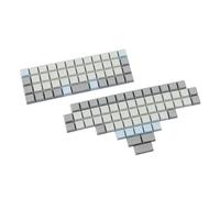 YMDK XDA DSA Blank PBT Keycaps Convient pour clavier Ortholinear Layout MX XD75 ID75 Split36 Split46 Planck Preonic Niu40 (clavier uniquement)