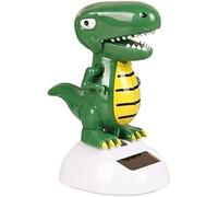 Ymhapp Dinosaure dansant vert à énergie solaire, cadeau de décoration, décorations de danseuse balançoire, pas besoin de piles, décoration de bureau et de tableau de bord, décoration d'intérieur