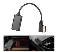 Ymiko Cable Audio Adaptateur d'entr¨¦e auxiliaire, Adaptateur d'interface de Musique AUX Cable Audio Compatible avec AMI MMI MDI, Bluetooth 5.0