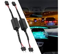 Ymiko D¨¦codeur LED, Dispositif de D¨¦codeur de Phare Canbus LED 2 Pi¨¨ces, R¨¦sistances Anti-Scintillement, Annuleur D'erreur PVC pour H7