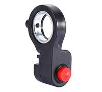 Ymiko Interrupteur de Klaxon de Guidon Universel 7/8'' Poussoir Noir Bouton Poussoir Marche Arrêt Interrupteur de Démarrage de Vélo VTT
