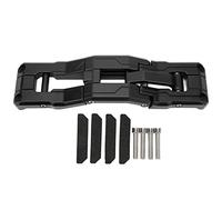 Ymiko Marchepied de Charnière de Porte Pliante en Métal, Remplacement de Pédale Pliante en Alliage D'aluminium pour JK JKU JL JLU 2007-2021 (Noir)