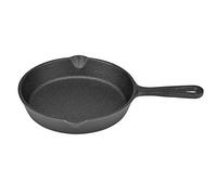 Ymiko Poêle Antiadhésive 16cm 20cm Fonte Vintage Revêtement Intérieur Extérieur Sans Fumée pour Cuisson Saine, Gril, Four Électrique, Cuisinière Induction
