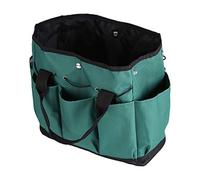 Ymiko Sac de Rangement Outils Jardin Portable avec Grand Capacité et Poches Multiples pour Outils de Jardinage Oxford Tote Bag pour Extérieur, Transport Facile, Rangement Compact