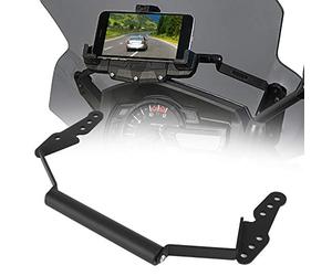 Ymiko Support de Navigation pour Moto Support de Téléphone GPS Extension de Guidon de Pare-Brise de Moto pour V-Strom DL650 DL1000 2014-2020